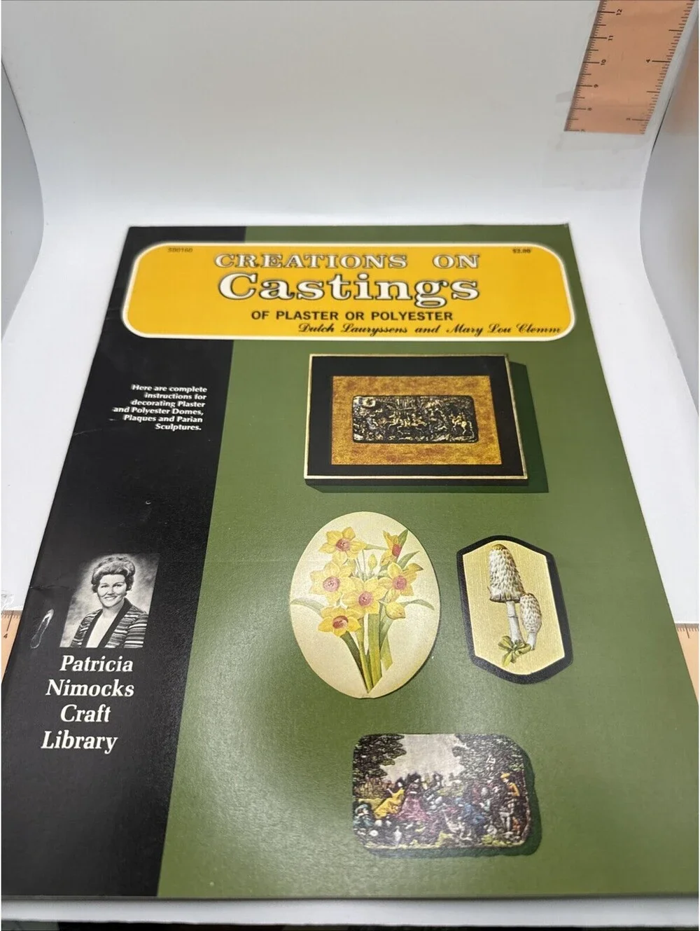 Vintage 1973 Creations On Castings Of Plaster Or Polyester Craft Book